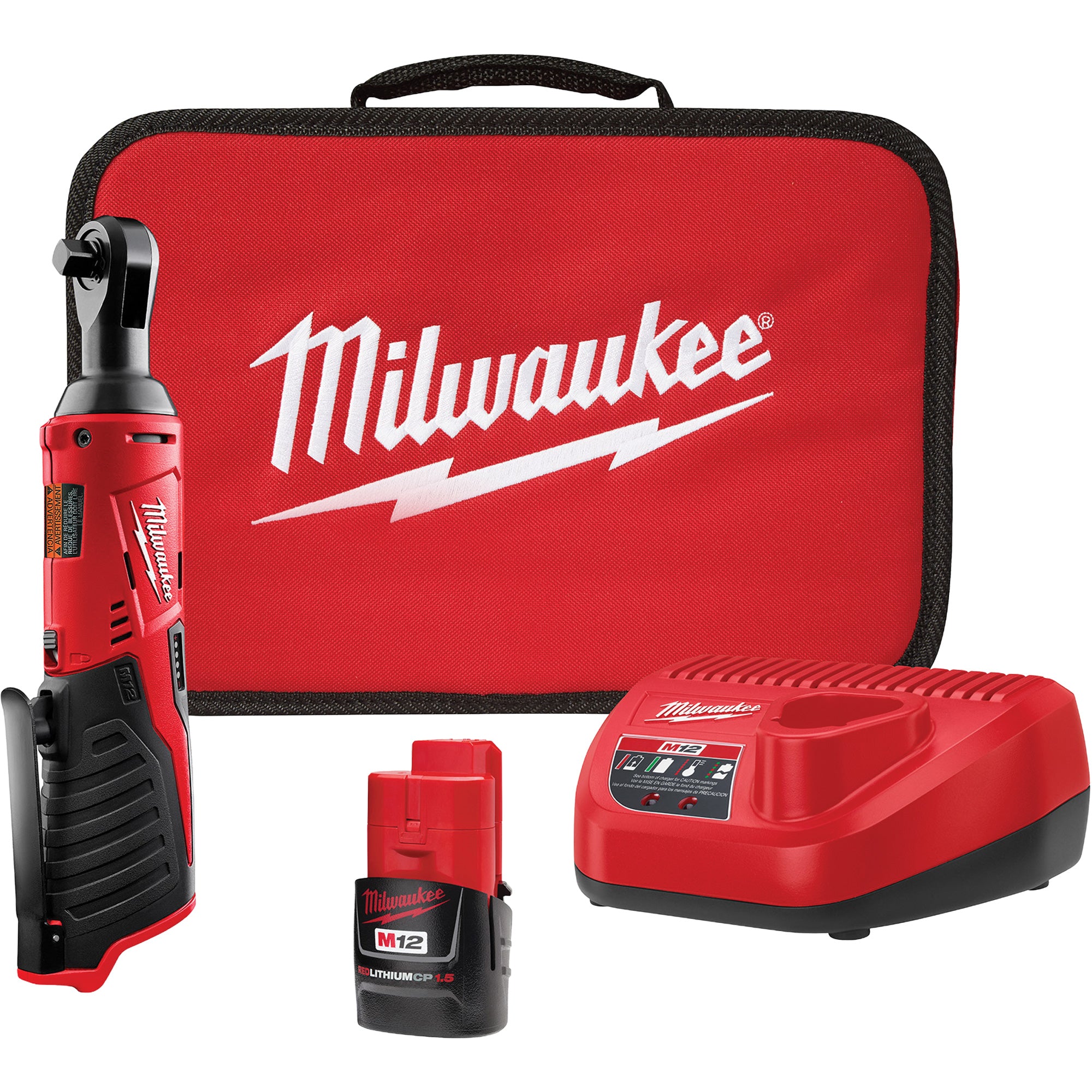 Milwaukee - Trousse de clé à cliquet sans fil M12MC