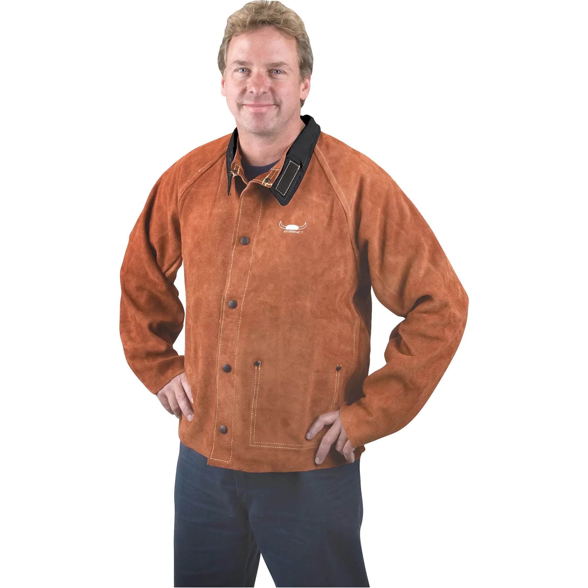 Weld-Mate - Welding Jacket, Leather, Lava Brown™