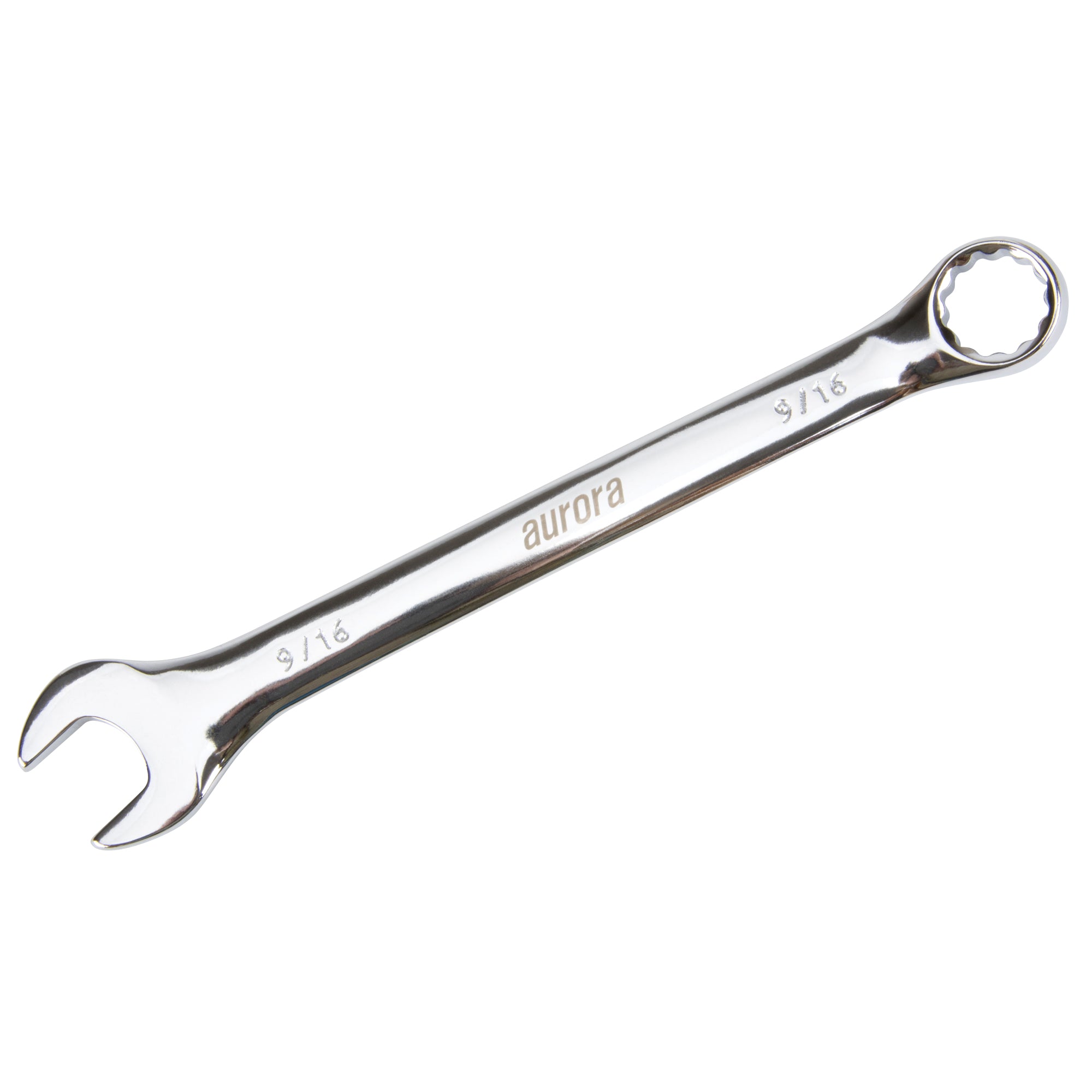 Aurora Tools - SAE Combination Wrench, 12 Point, Chrome Finish