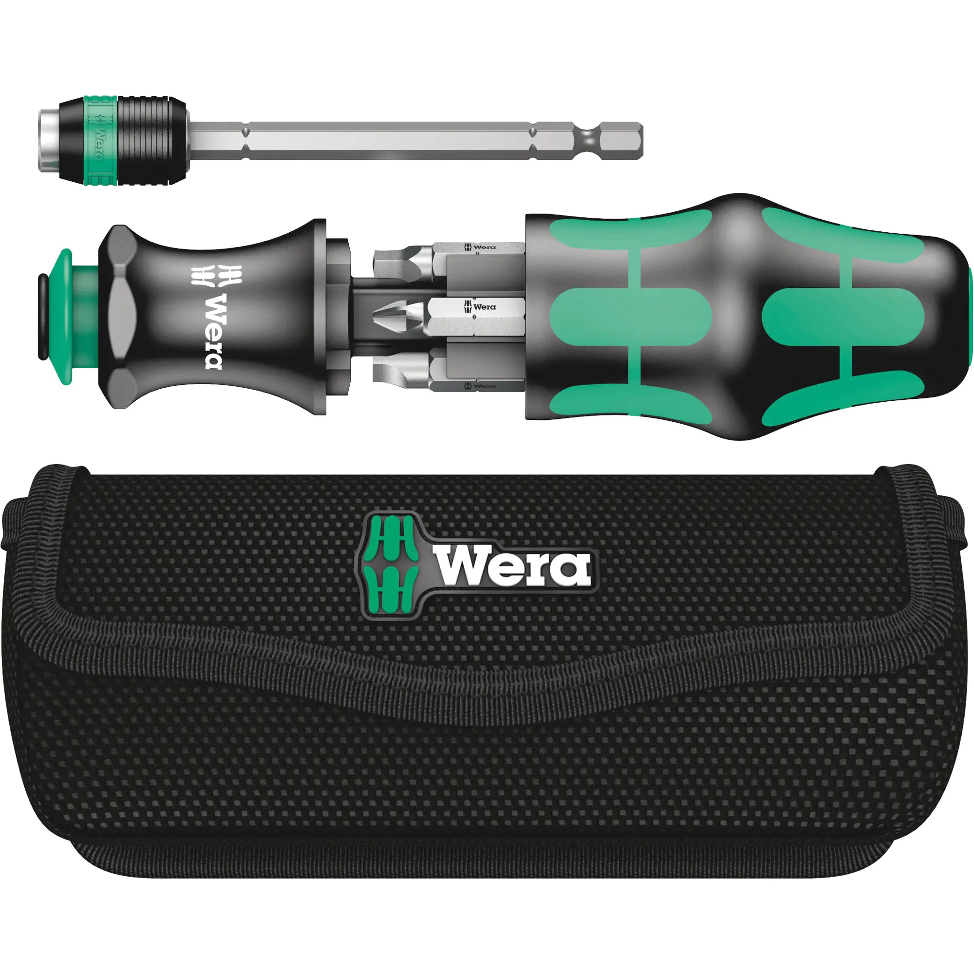 Wera Tools - Tournevis Multi 26 Kraftform Kompakt, 7-11/16" lo, Prise Plastique