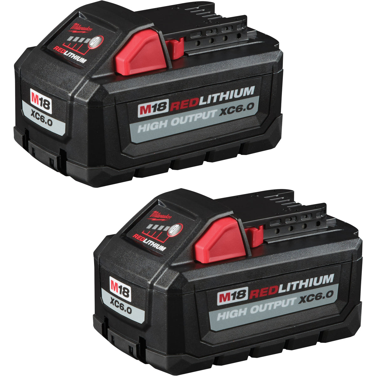 Milwaukee - Bloc-pile M18MC RedlithiumMC High OutputMC 6.0, Lithium-ion, 18 V, 6,0 Ah