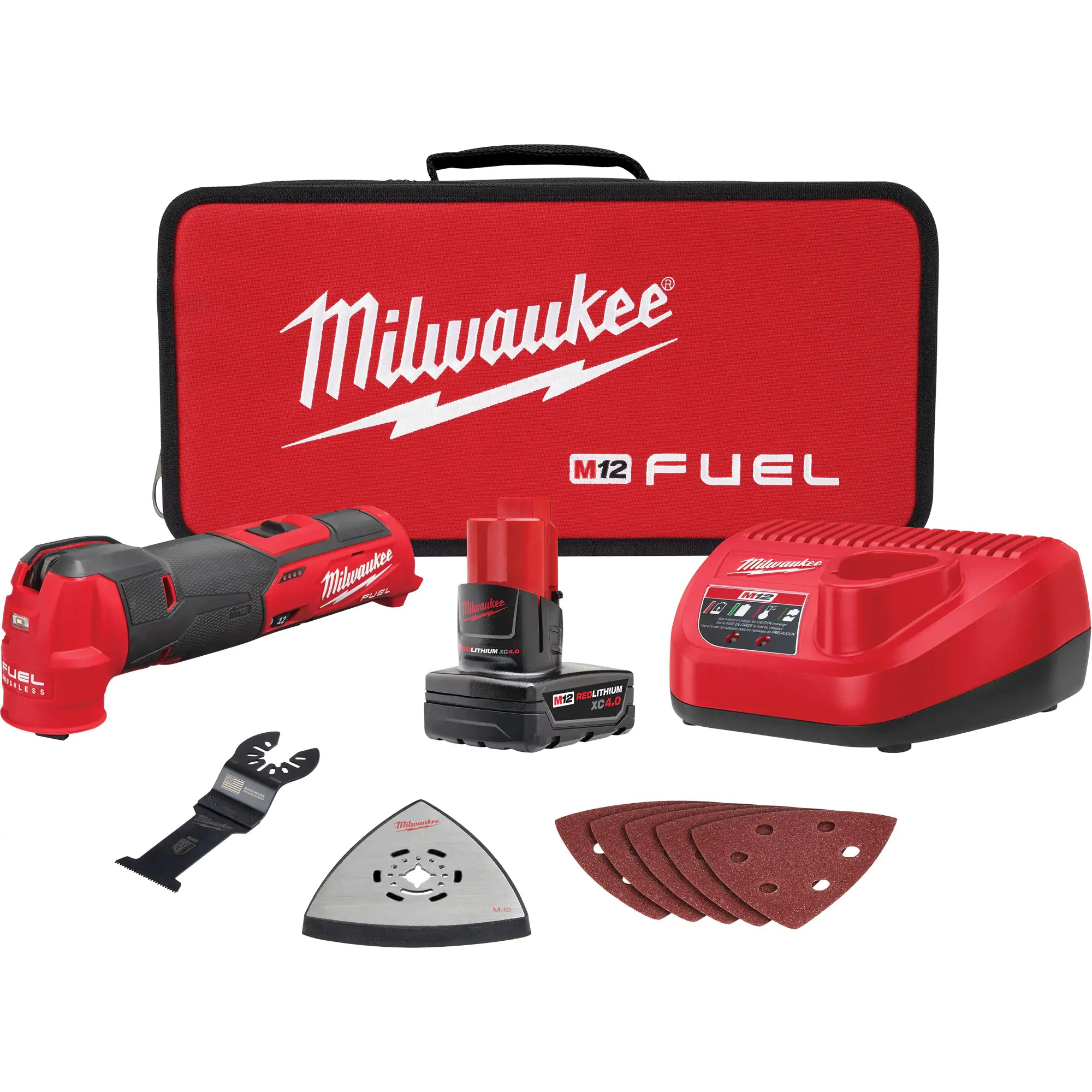 Milwaukee - M12 Fuel™ Oscillating Multi-Tool Kit, 12 V, Lithium-Ion
