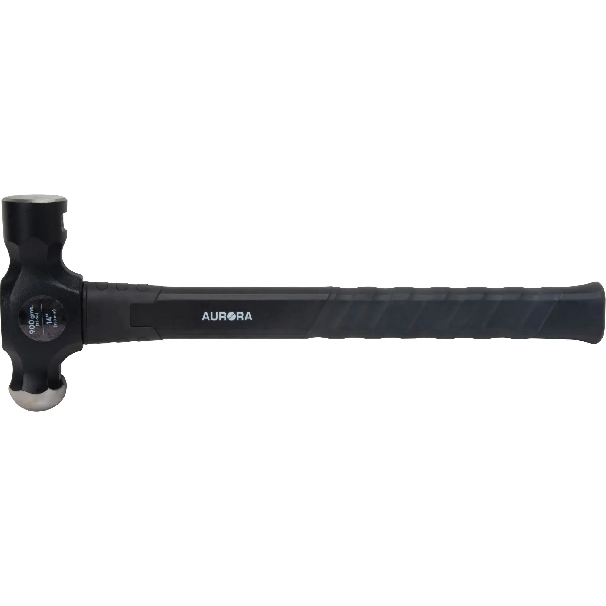 Aurora Tools - Ball Pein Hammer, Plain Face, Fibreglass Handle