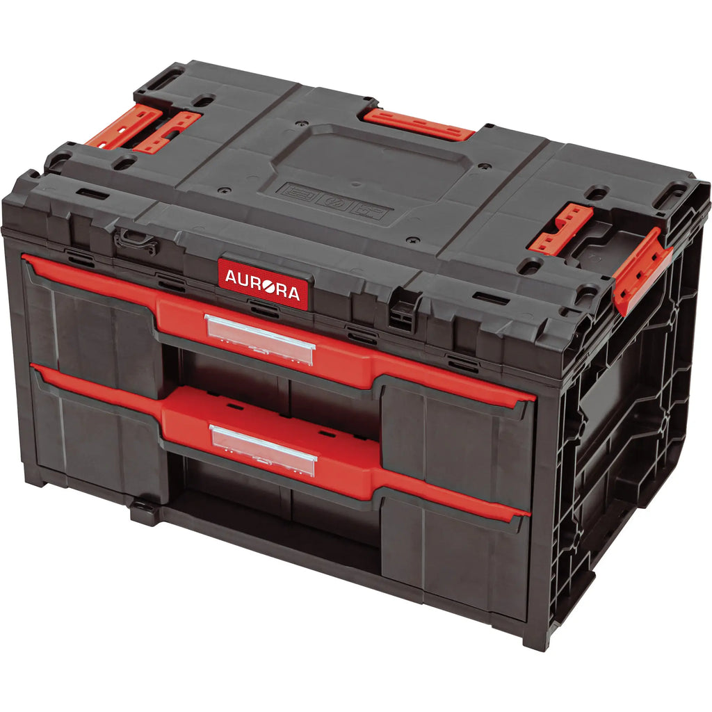 Aurora Tools - Arx™ 2-Drawer Toolbox, 23-1/10" x 15" x 13-2/5", Black