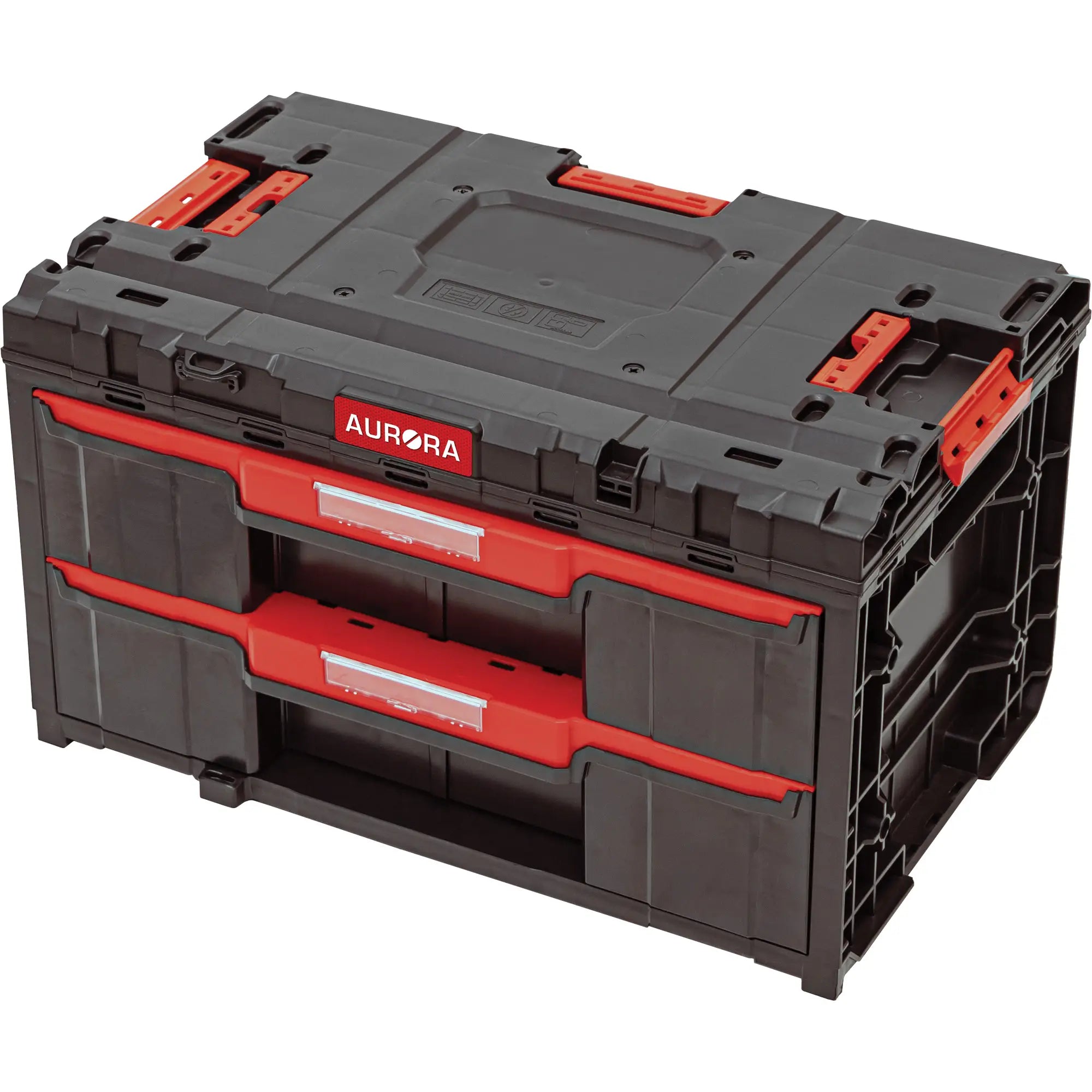 Aurora Tools - Arx™ 2-Drawer Toolbox, 23-1/10" x 15" x 13-2/5", Black