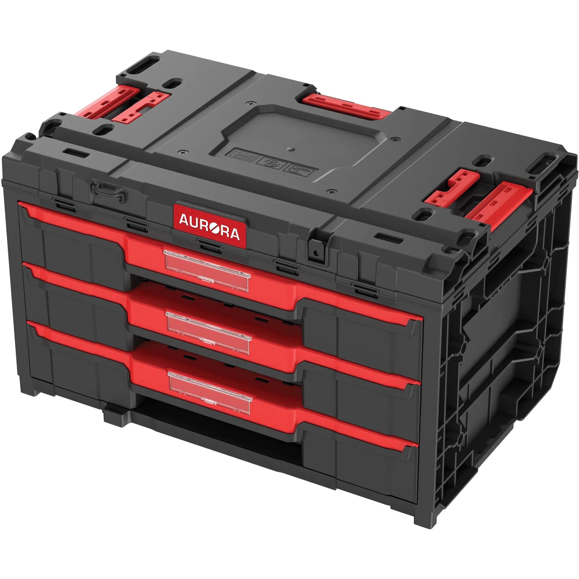 Aurora Tools - Arx™ 3-Drawer Toolbox, 23-1/10" x 15" x 13-2/5", Black