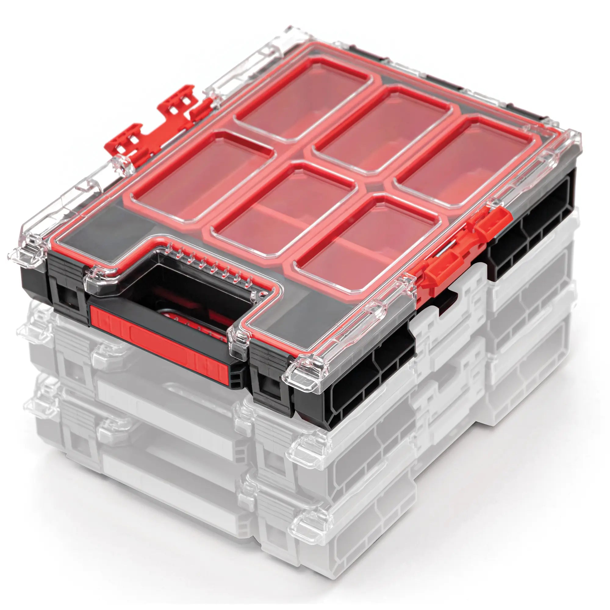 Aurora Tools - Arx™ Medium Organizer with Bins, 10-3/10" x 14-3/10" x 3", Black