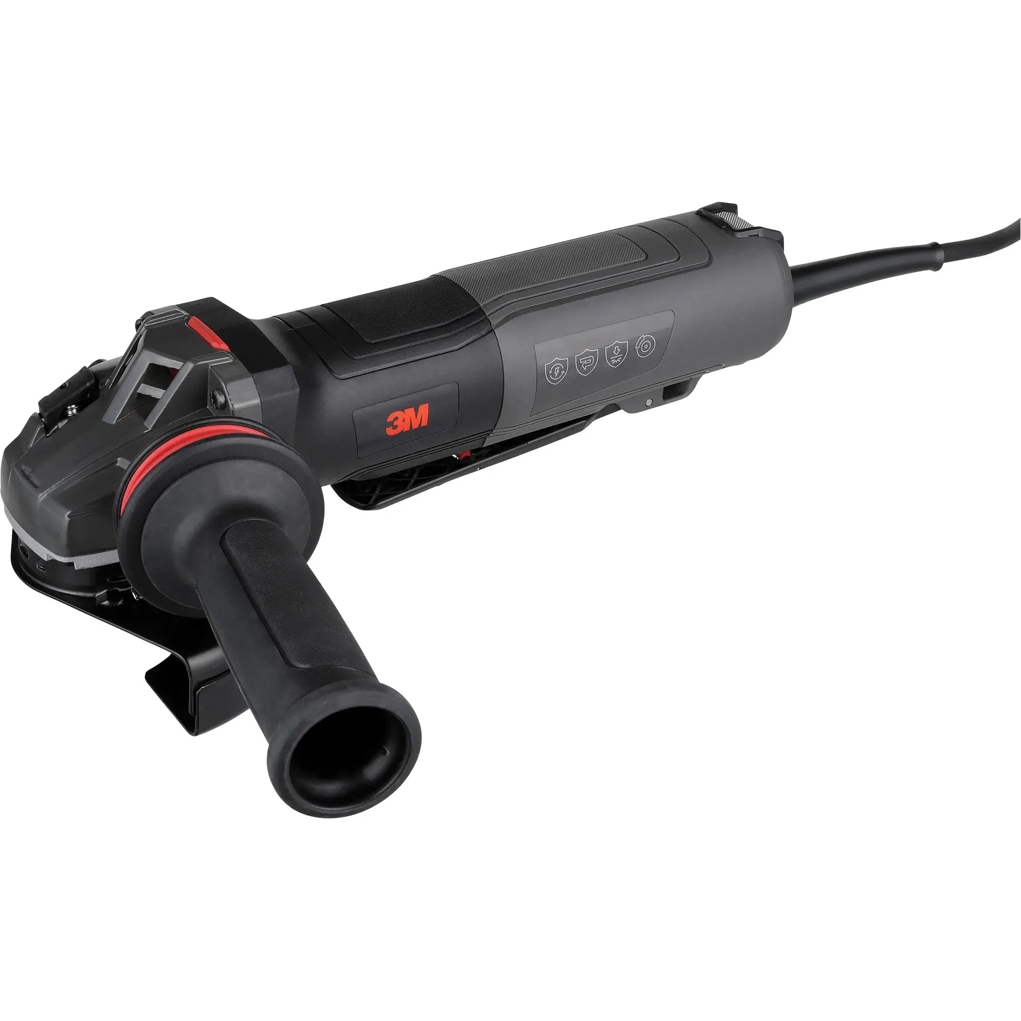3M - Electric Angle Grinder with Paddle Switch, 4-1/2"/5", 120 V, 11500 RPM