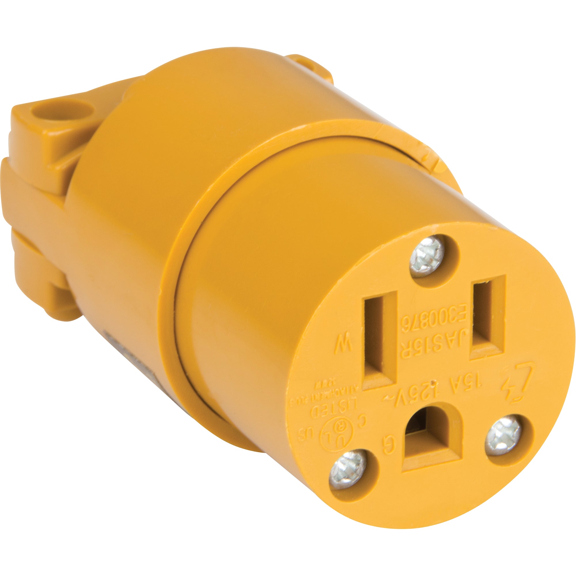 Aurora Tools - PVC Grounding Connector & Plug, 15 A, 125 V