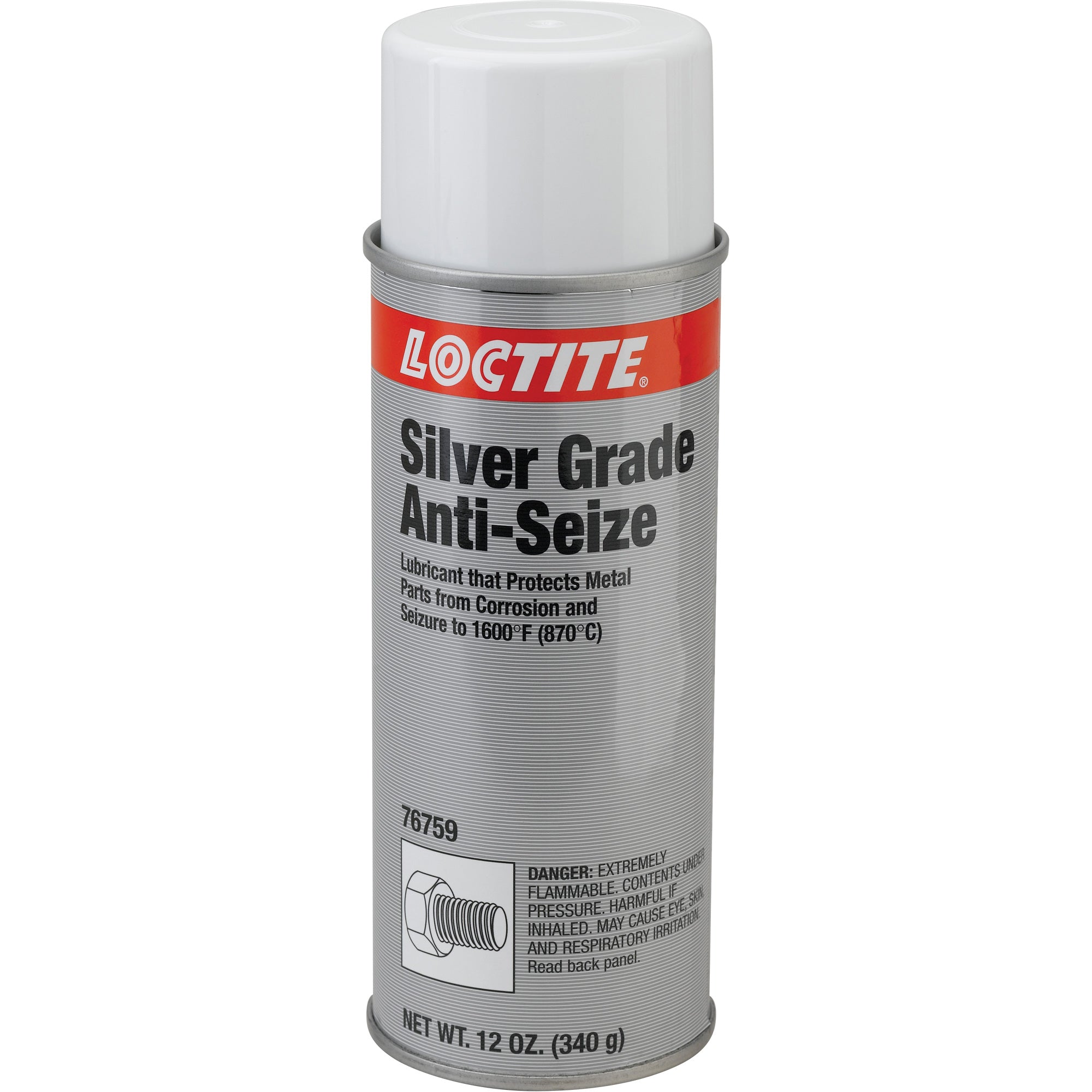 Loctite - Silver Grade Anti-Seize, Aerosol Can, 1600°F (871°C) Max. Temp.